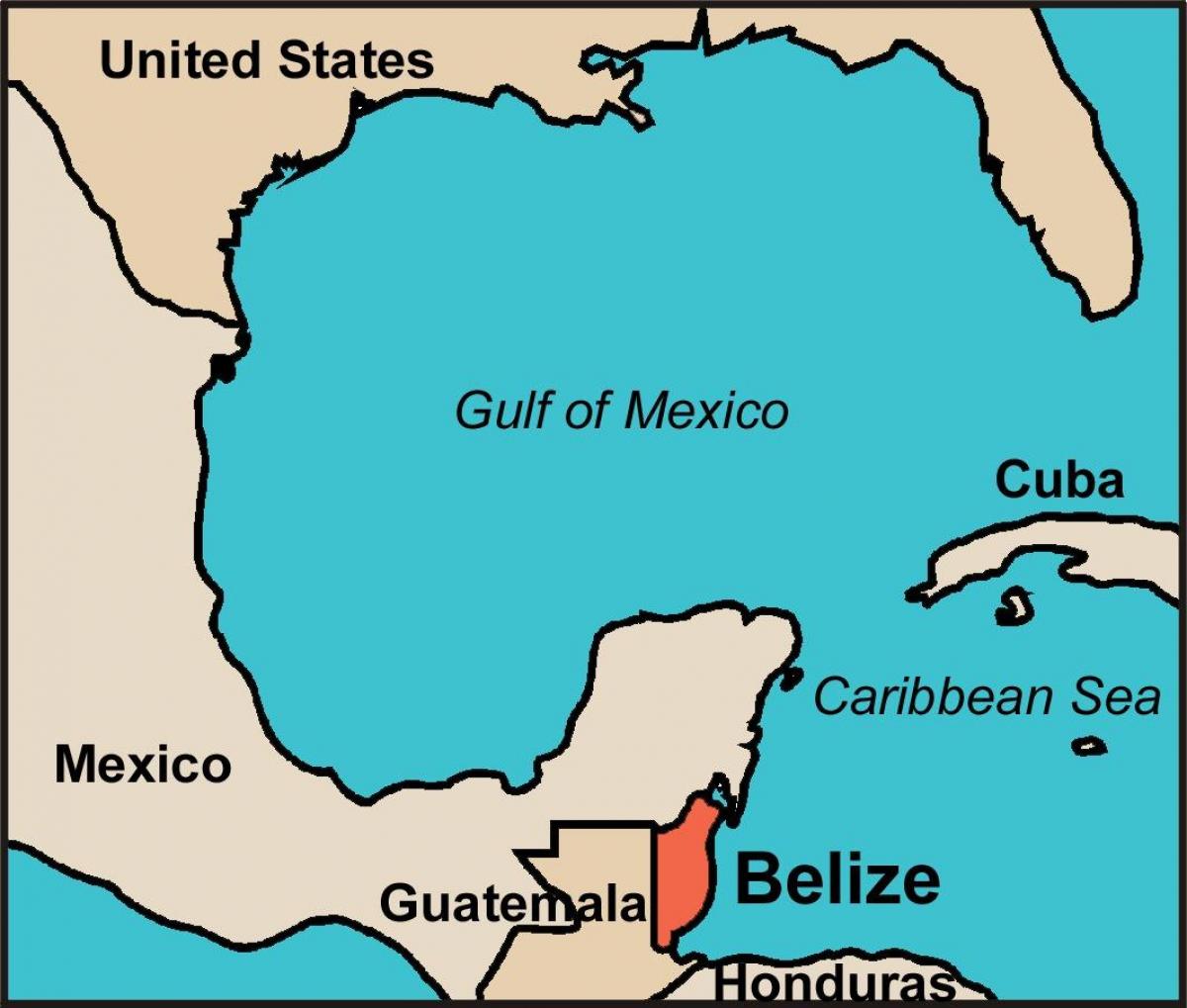 Belize país mapa