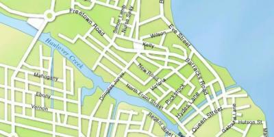 Mapa de carrers de la ciutat de Belize