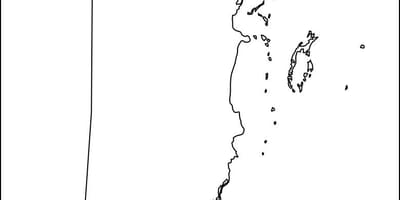 Mapa de Belize esquema