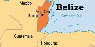 Mapa de belmopan Belize