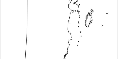 Mapa d'espais en blanc Belize